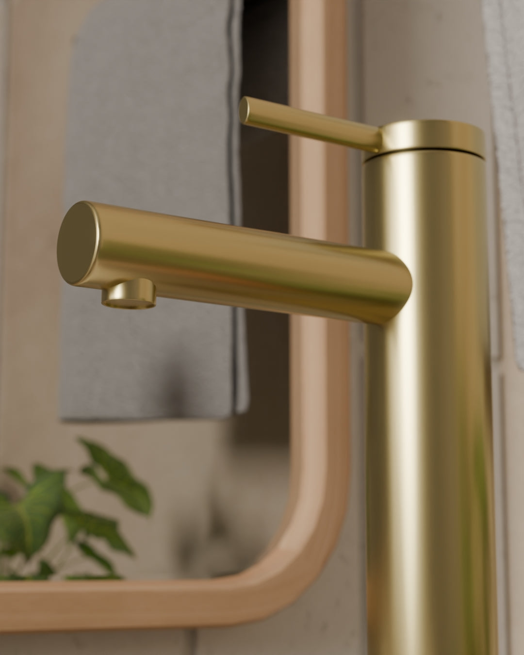 Basin Mixer High Gold