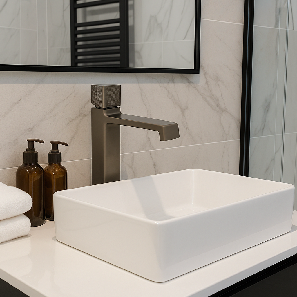 Basin Mixer High Gray