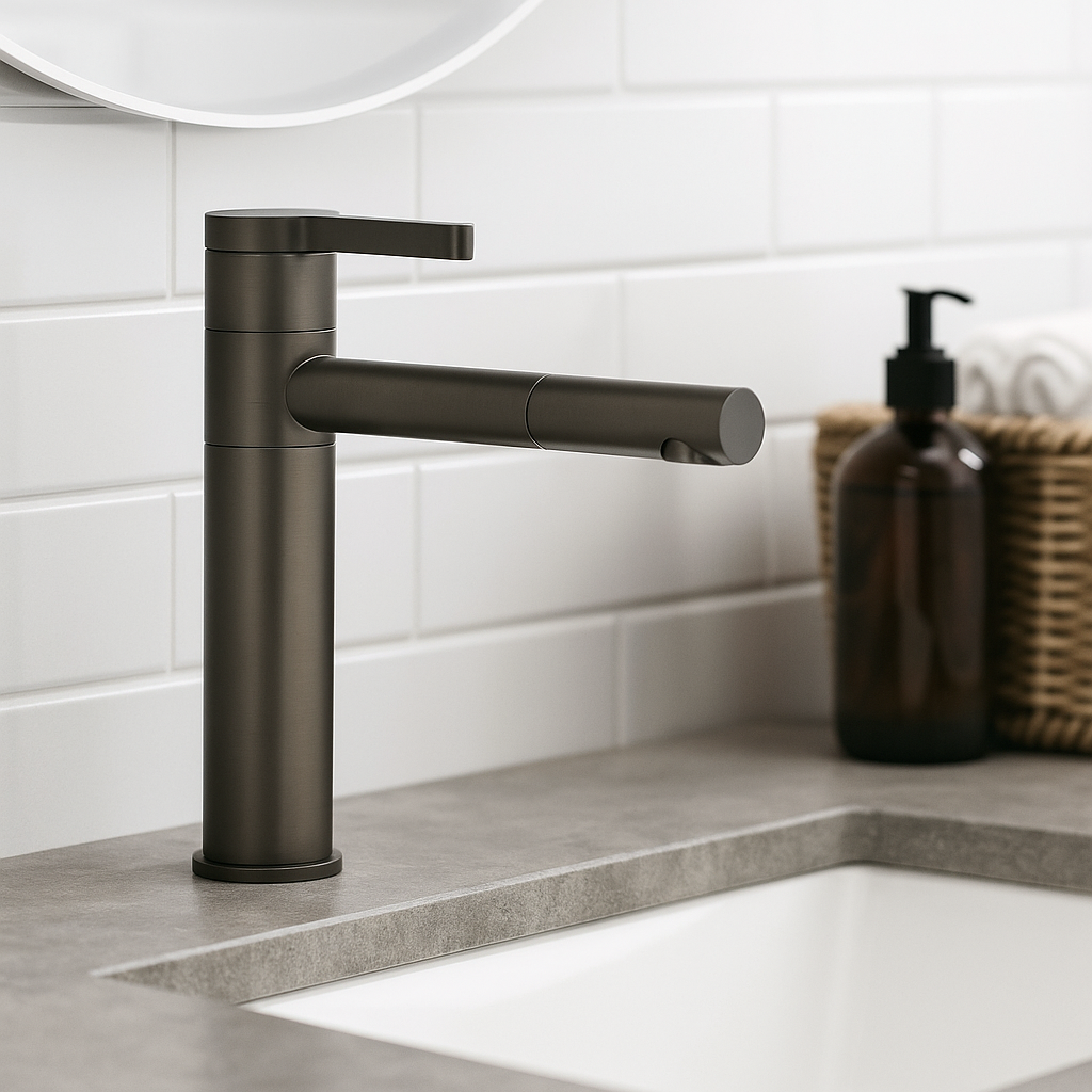 Basin Mixer High Gray