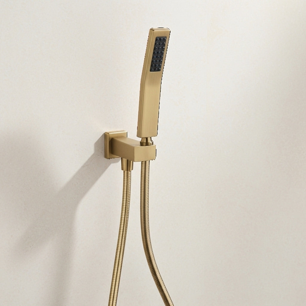 Built-in Wall Shower Gold
