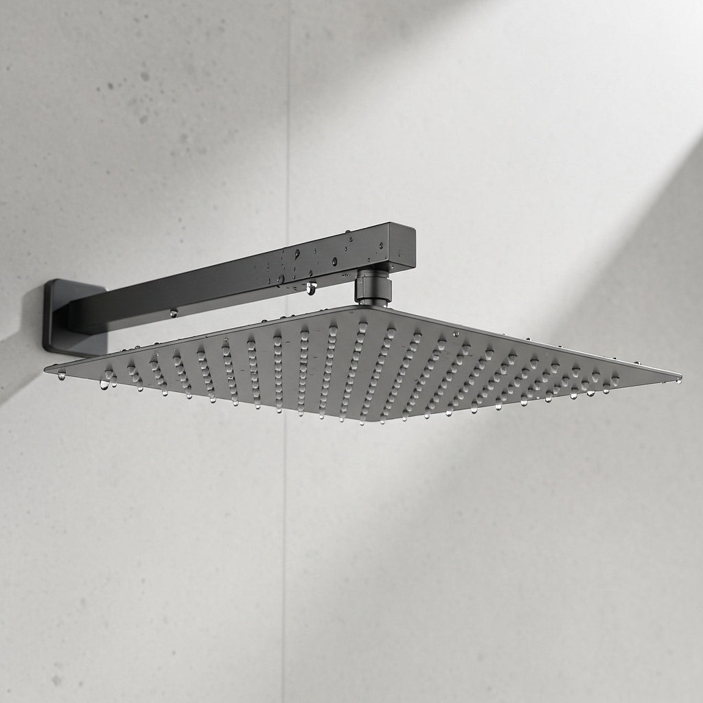Built-in Wall Shower Grey