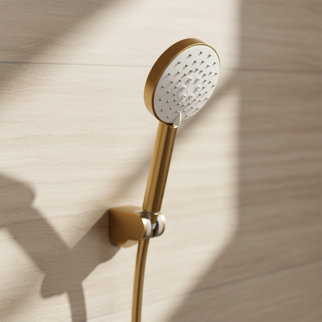 Built-in Wall Shower Gold