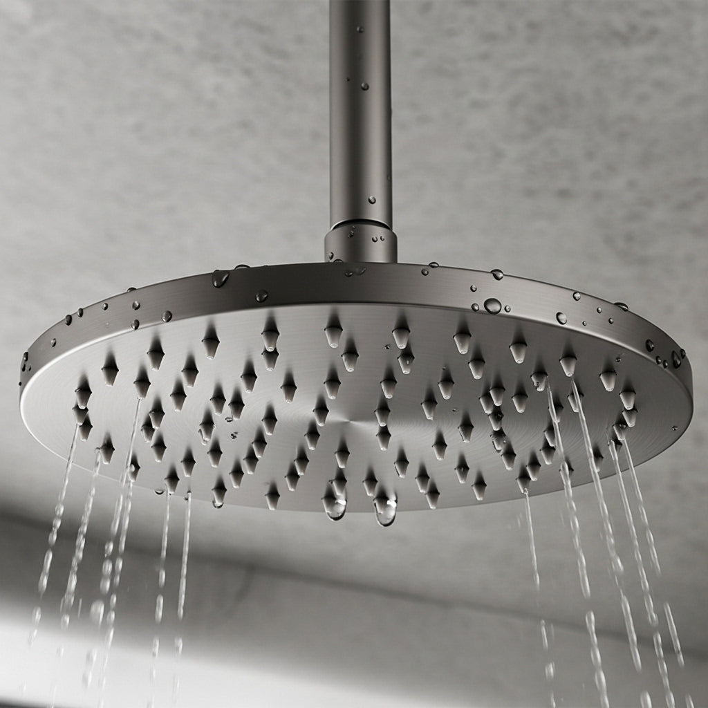 Built-in Wall Shower Grey