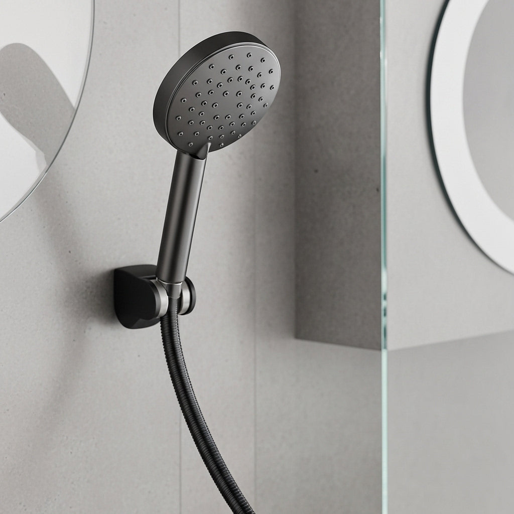 Built-in Wall Shower Grey