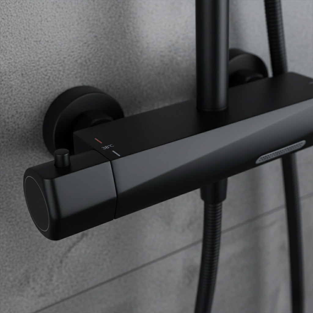 3-Function Shower Black CU9403