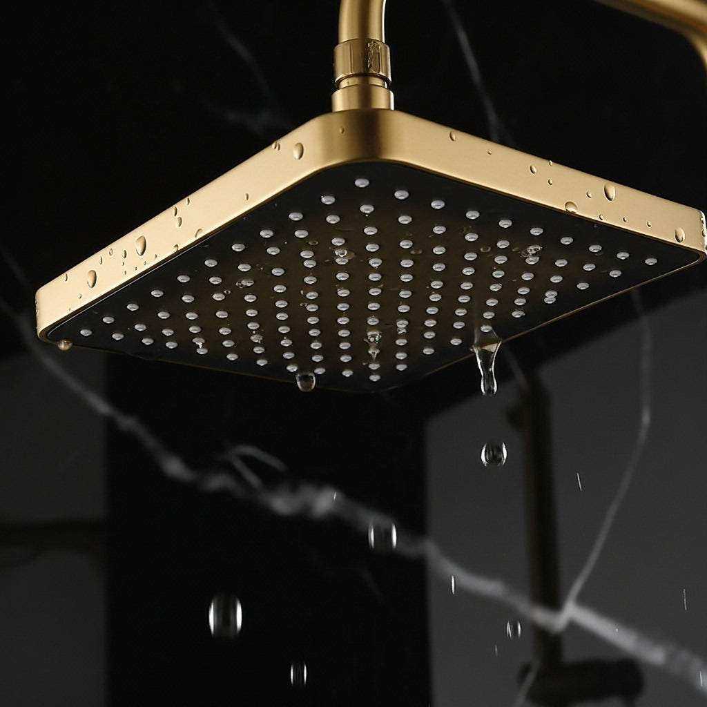 3-Function Shower Gold