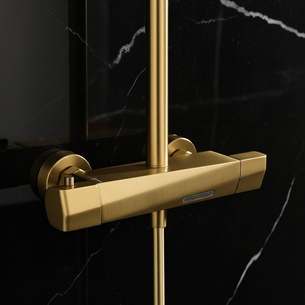 3-Function Shower Gold