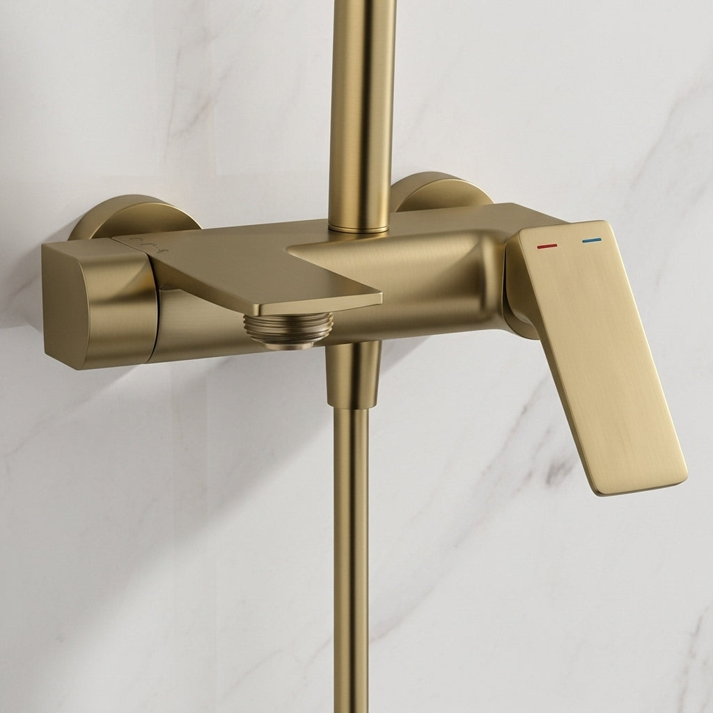 3-Function Shower Gold