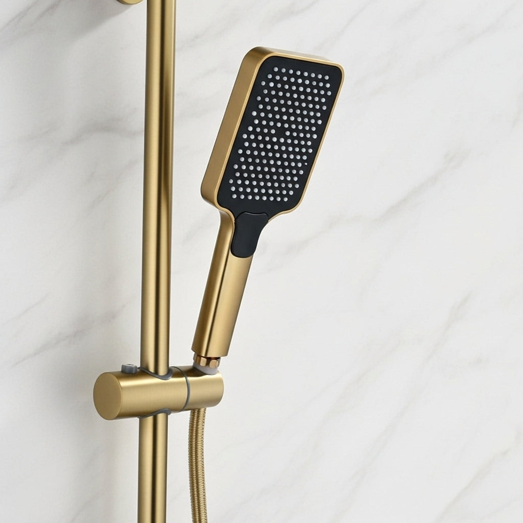 3-Function Shower Gold