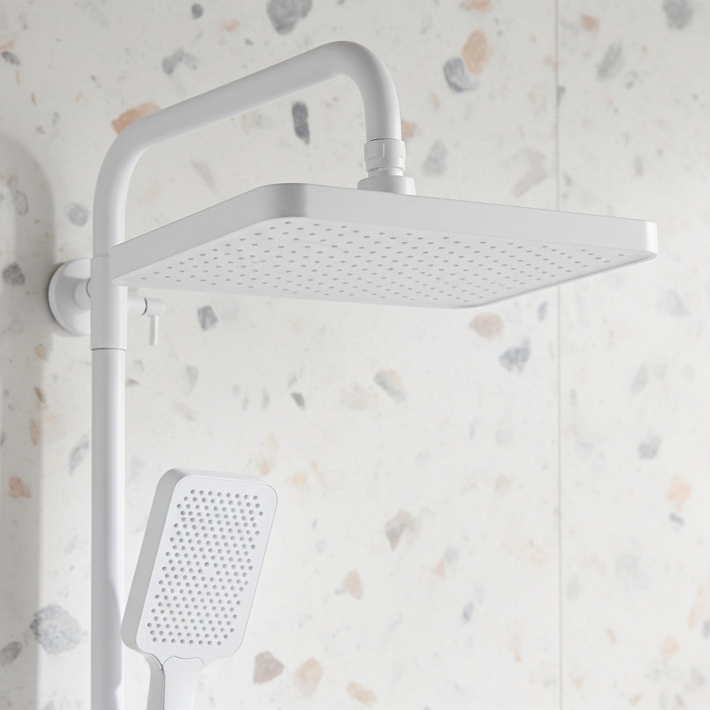3-Function Shower White