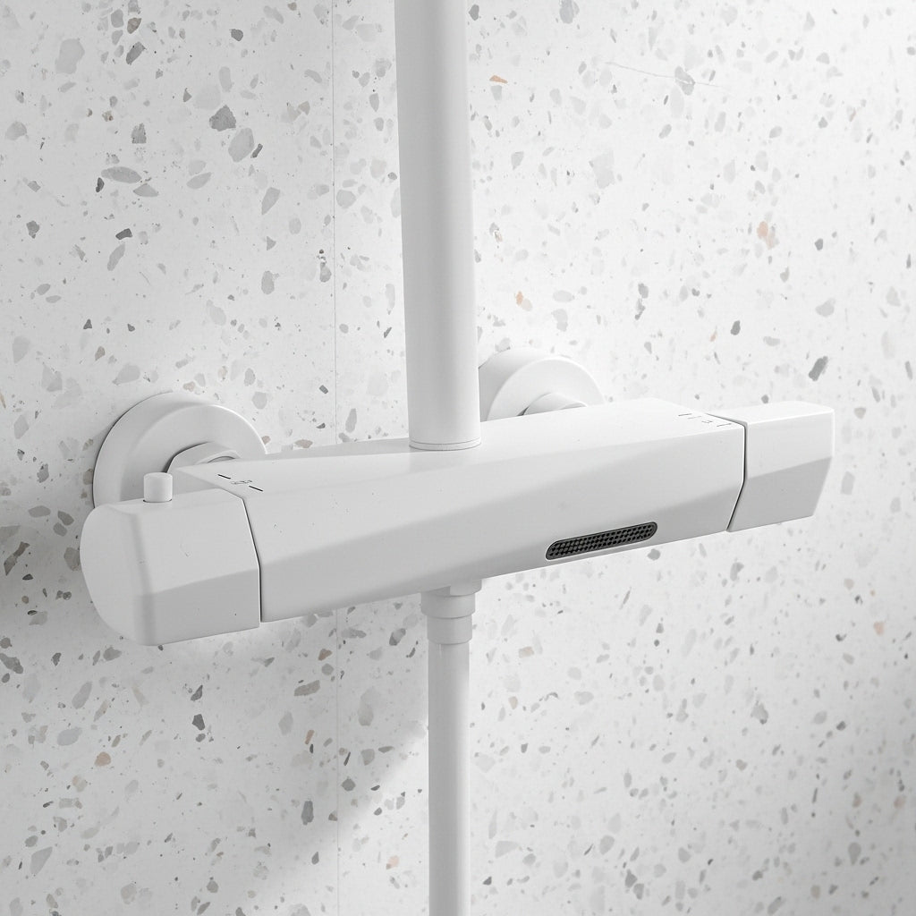 3-Function Shower White