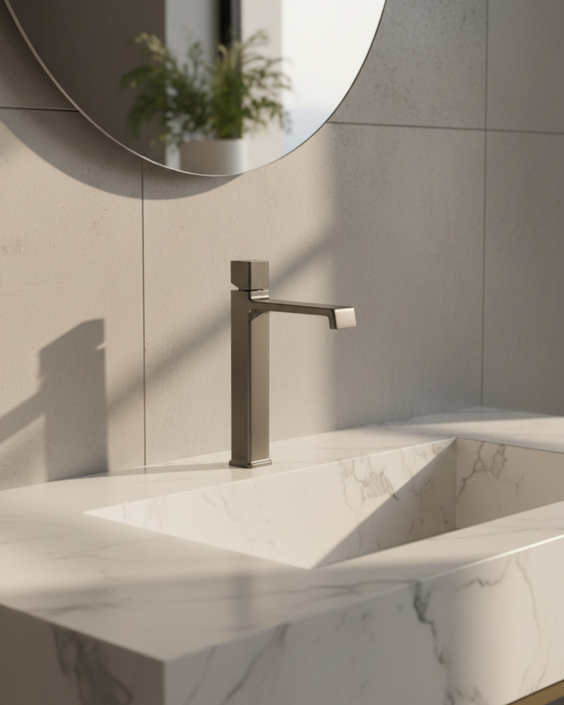 Basin Mixer High Gray