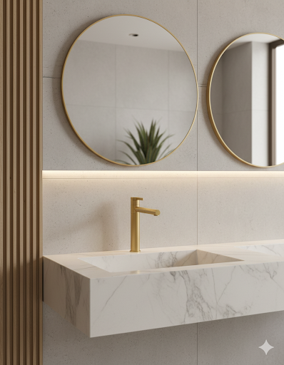 Basin Mixer High Gold